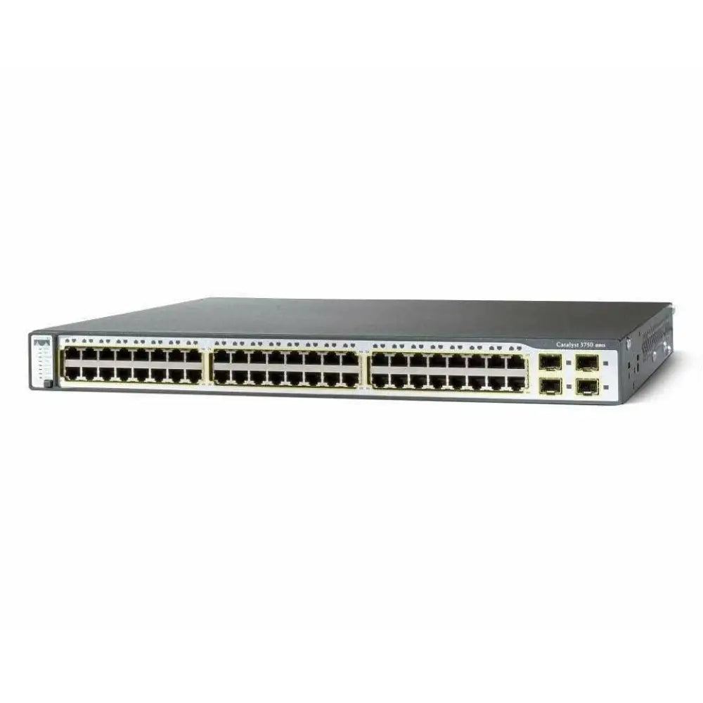 Cisco Catalyst 3750 48-Port PoE Switch WS-C3750-48PS-S 4x SFP L3 Managed - Refurbished