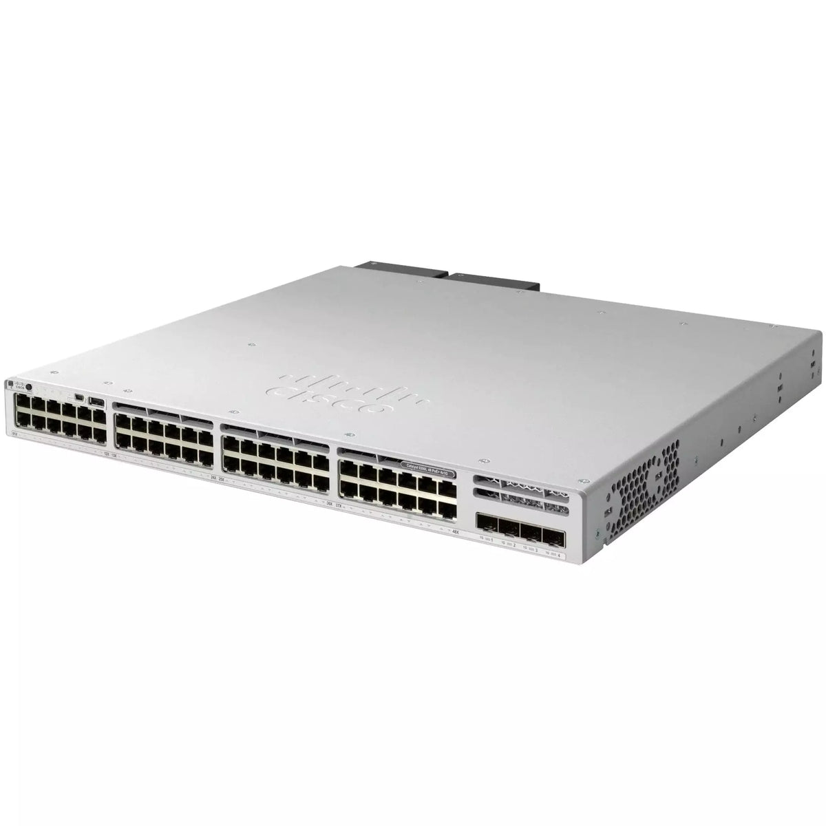 C9300L-48PF-4G-A - Cisco Catalyst 9300 switch with 48-port 1G copper, fixed 4x1G SFP uplinks, PoE+, and Network Advantage