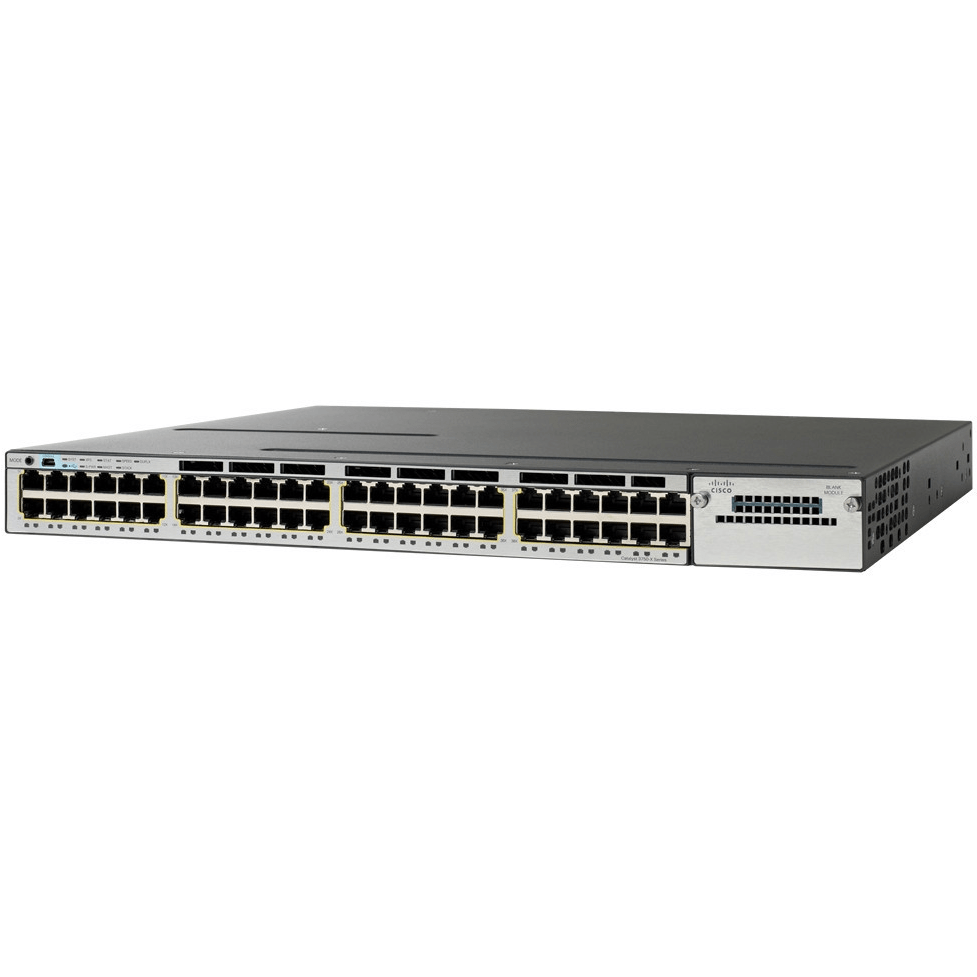 Cisco Catalyst C3750X 48 Port POE Switch - WS-C3750X-48P-S