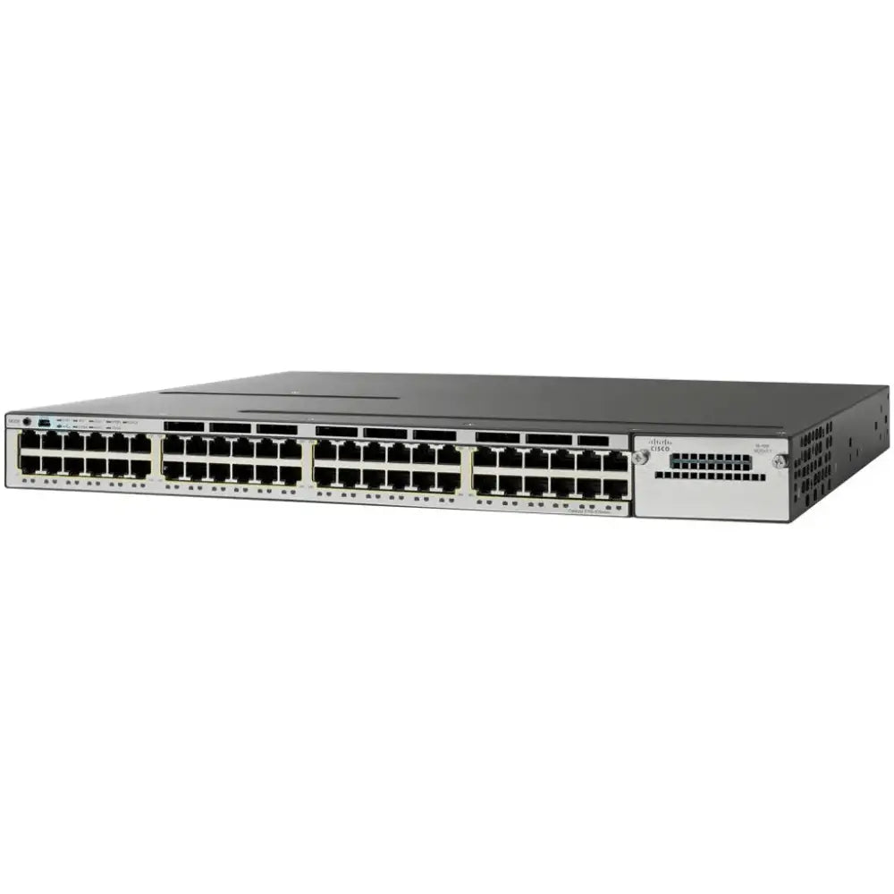 Cisco WS-C3750X-48PF-S Catalyst 3750X 48-Port PoE+ Gigabit Layer 3 Switch - Refurbished