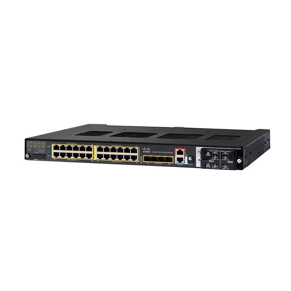 Cisco Industrial IE-4010-4S24P 24-Port GE PoE+ 4x1G SFP Rugged Switch