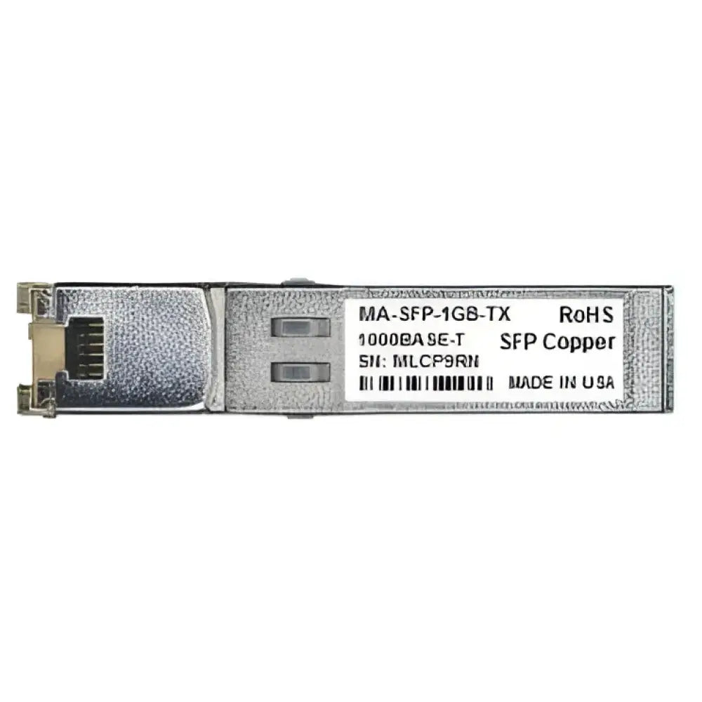 Cisco Meraki MA-SFP-1GB-TX 1GbE SFP Copper Transceiver Module 1000BASE-T RJ-45 - New