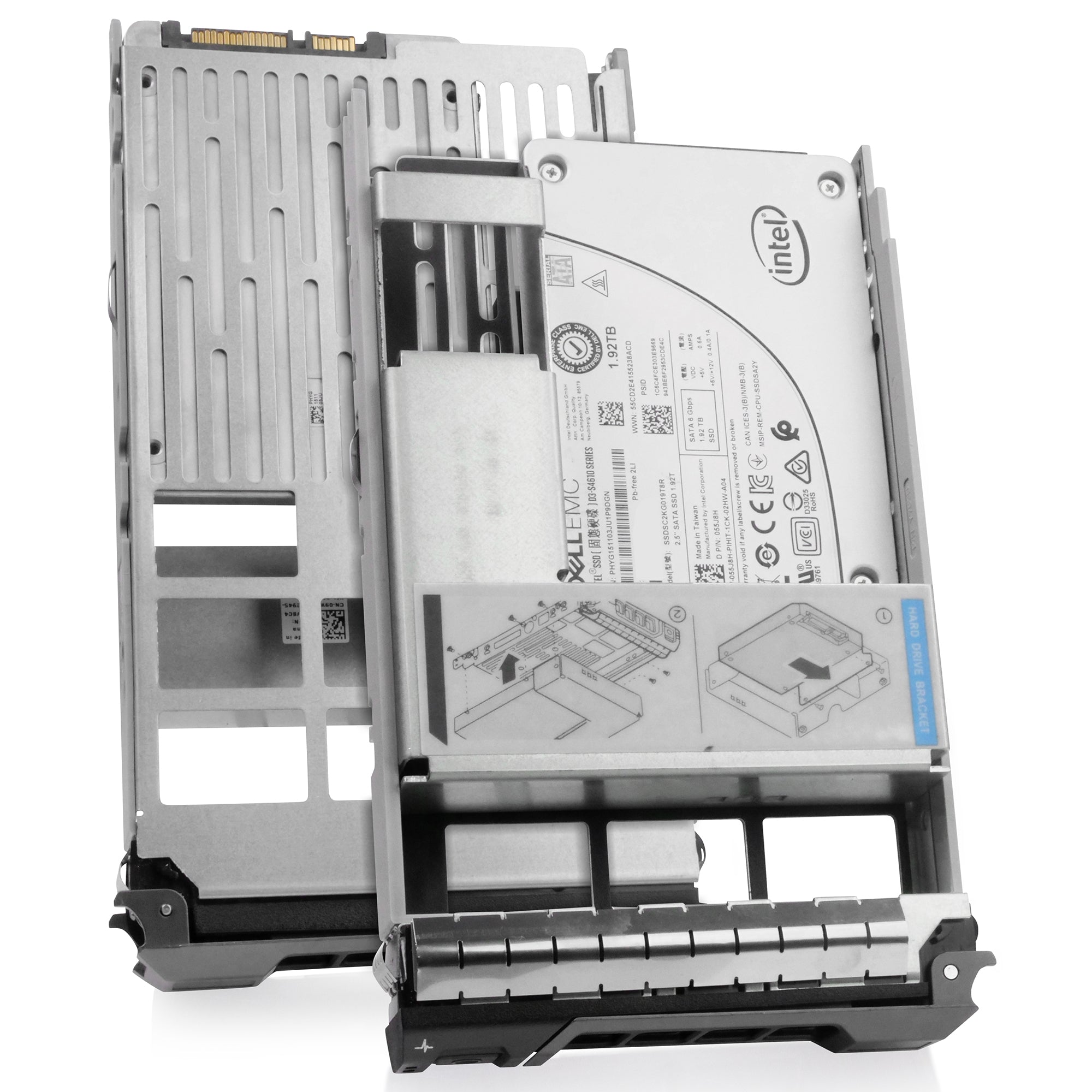 Dell G13 055J8H 1.92TB 3 DWPD SATA 6Gb/s 3D TLC Hybrid 3.5in Refurbished SSD