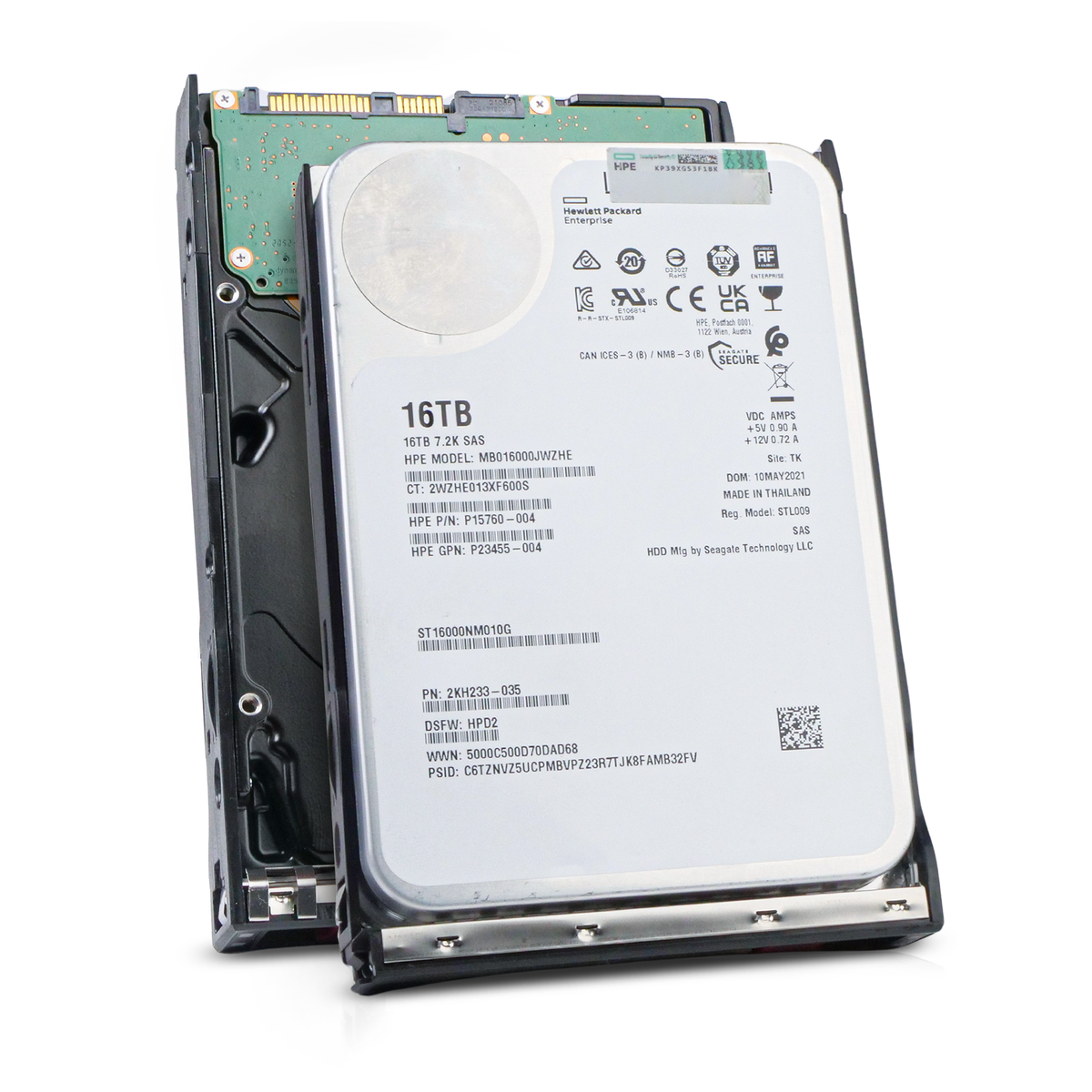 HP Generation 11 MB016000JWZHE P15760-004 16TB 7.2K RPM SAS 12Gb/s 512e 256MB 3.5in HDD
