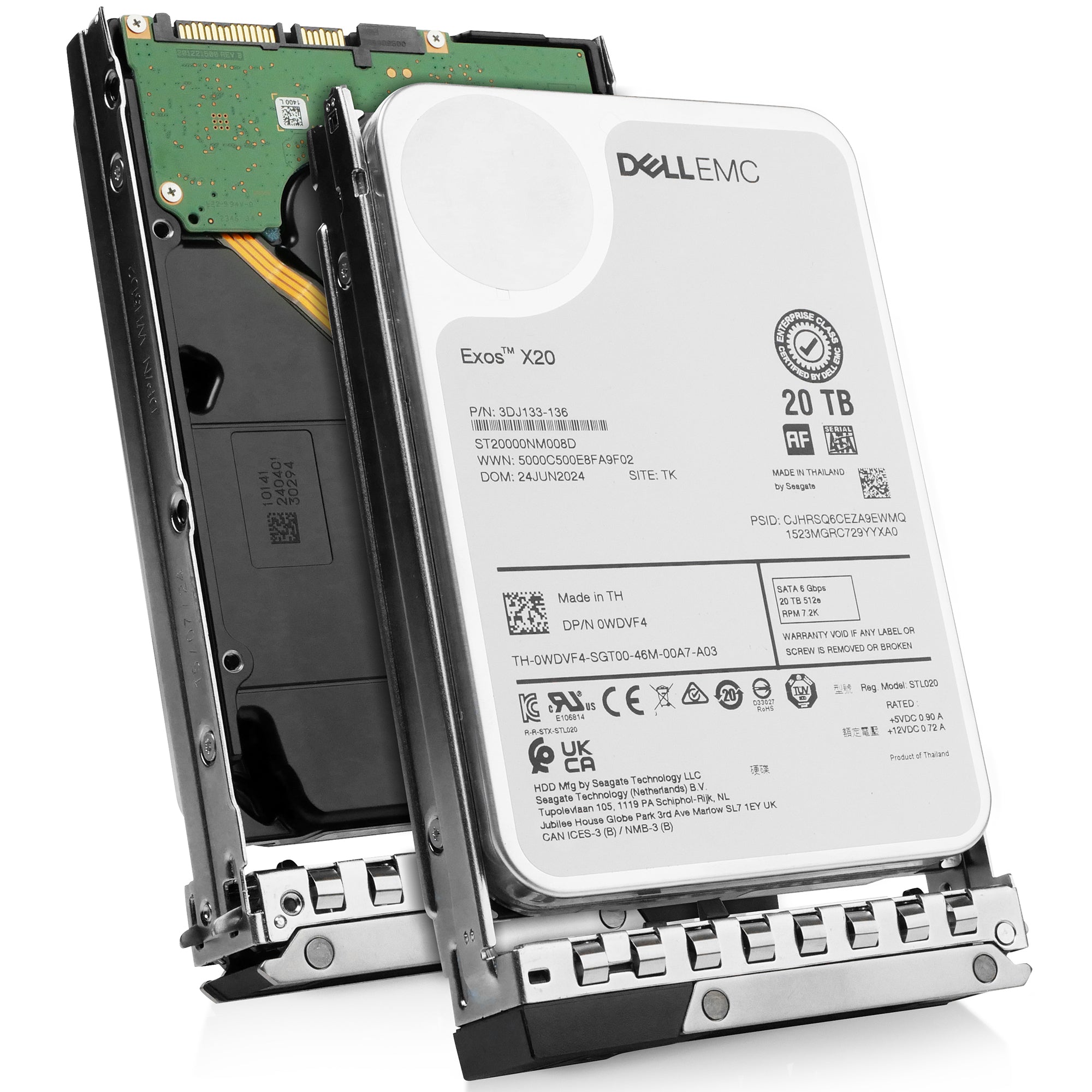 Dell G14 161-BBVZ 20TB 7.2K RPM SATA 6Gb/s 512e 3.5in Hard Drive