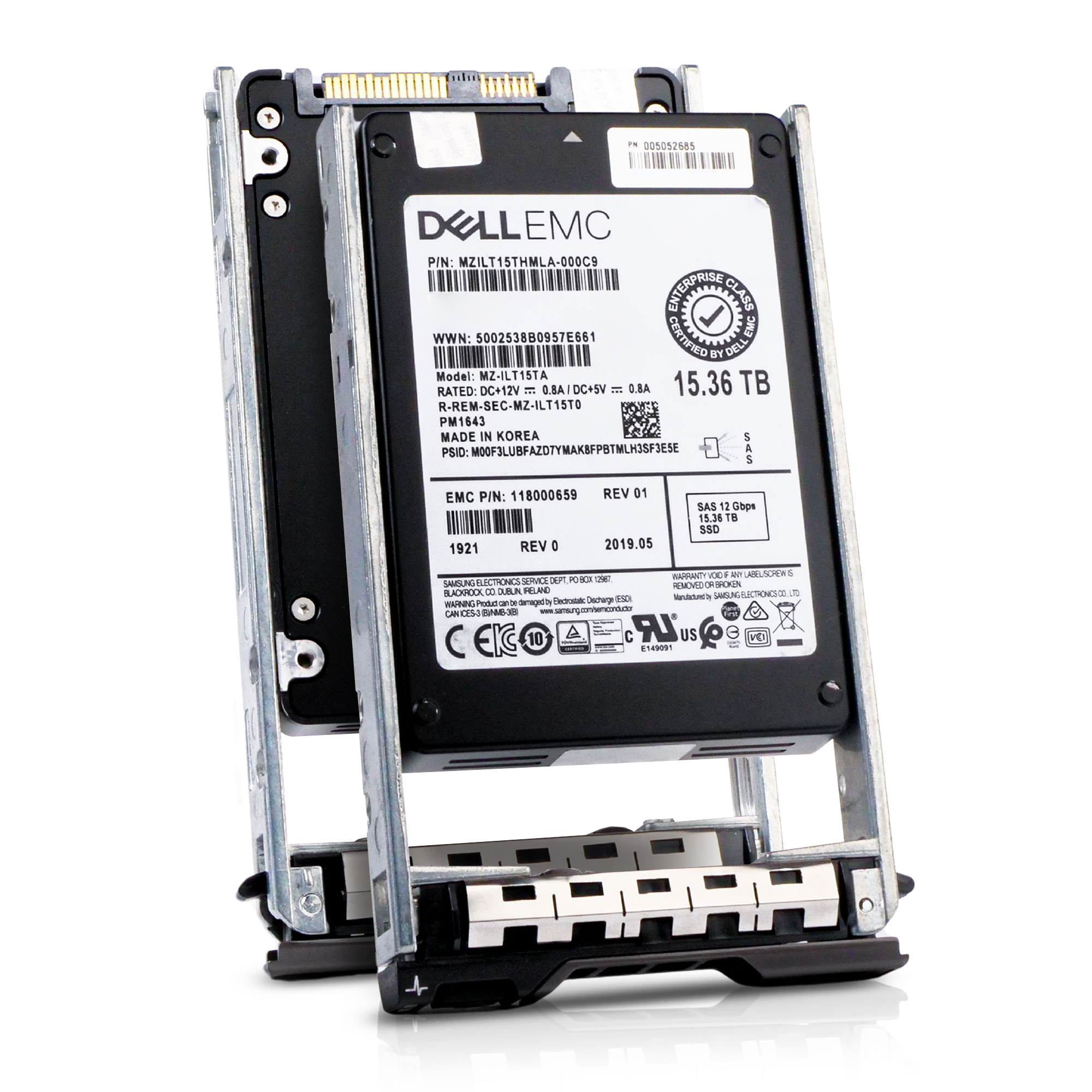 Dell G13 118000659 15.36TB 1 DWPD SAS 12Gb/s 3D TLC 2.5in Refurbished SSD