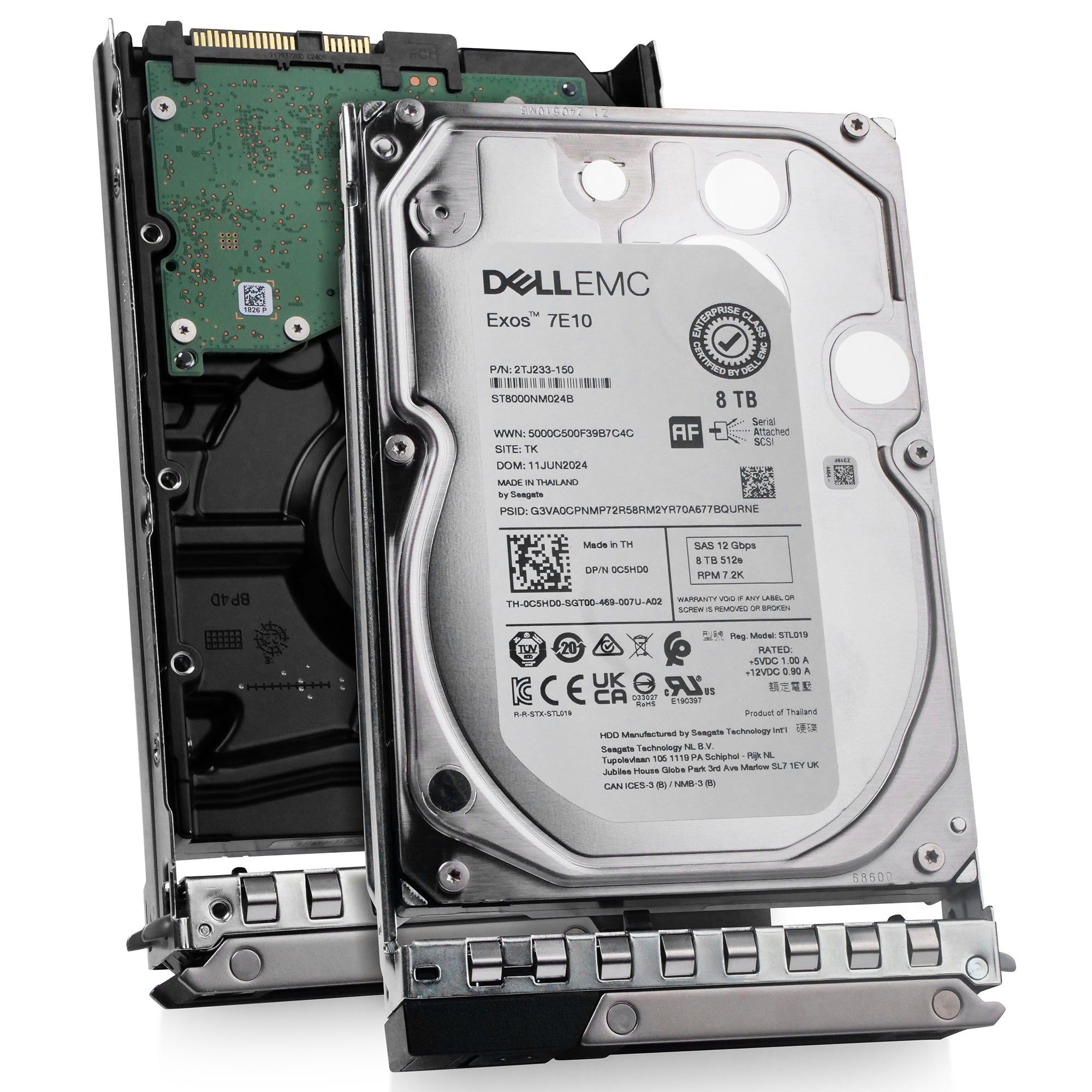 Dell G14 XM61F 8TB 7.2K RPM SAS 12Gb/s 512e 3.5in Hard Drive