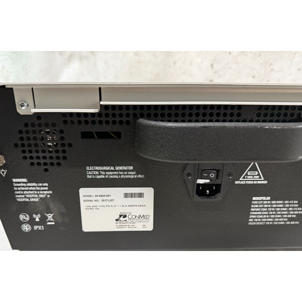 ConMed – HelixAR electrosurgical unit – 60-8800-001 – with 30-day warranty