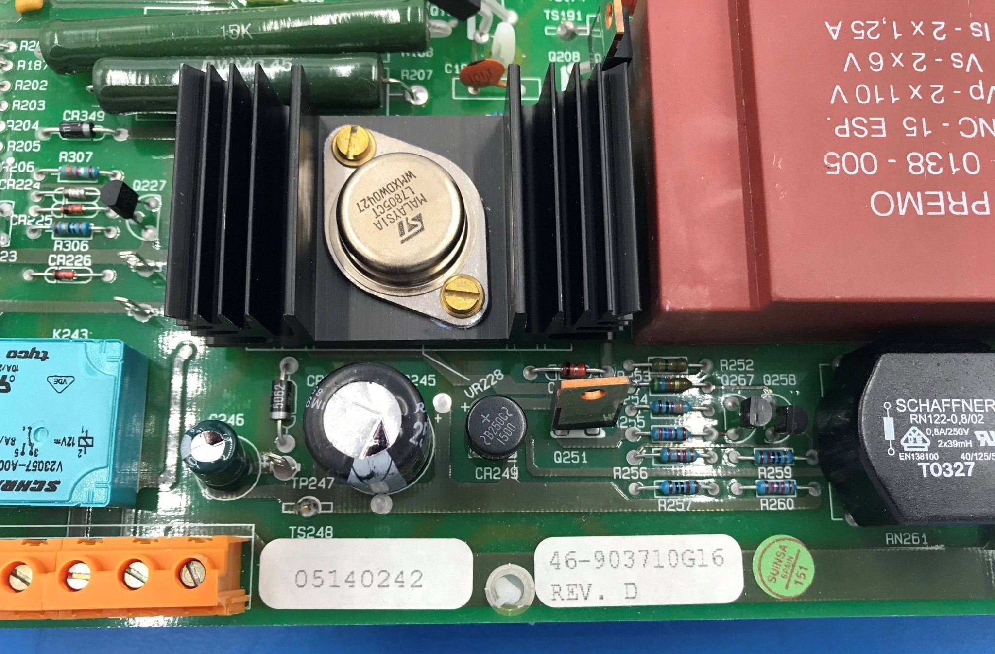 Control Module W/TIRC Brake Board (46-903710 G16 RevD/46-903708 G10 Rev) GE