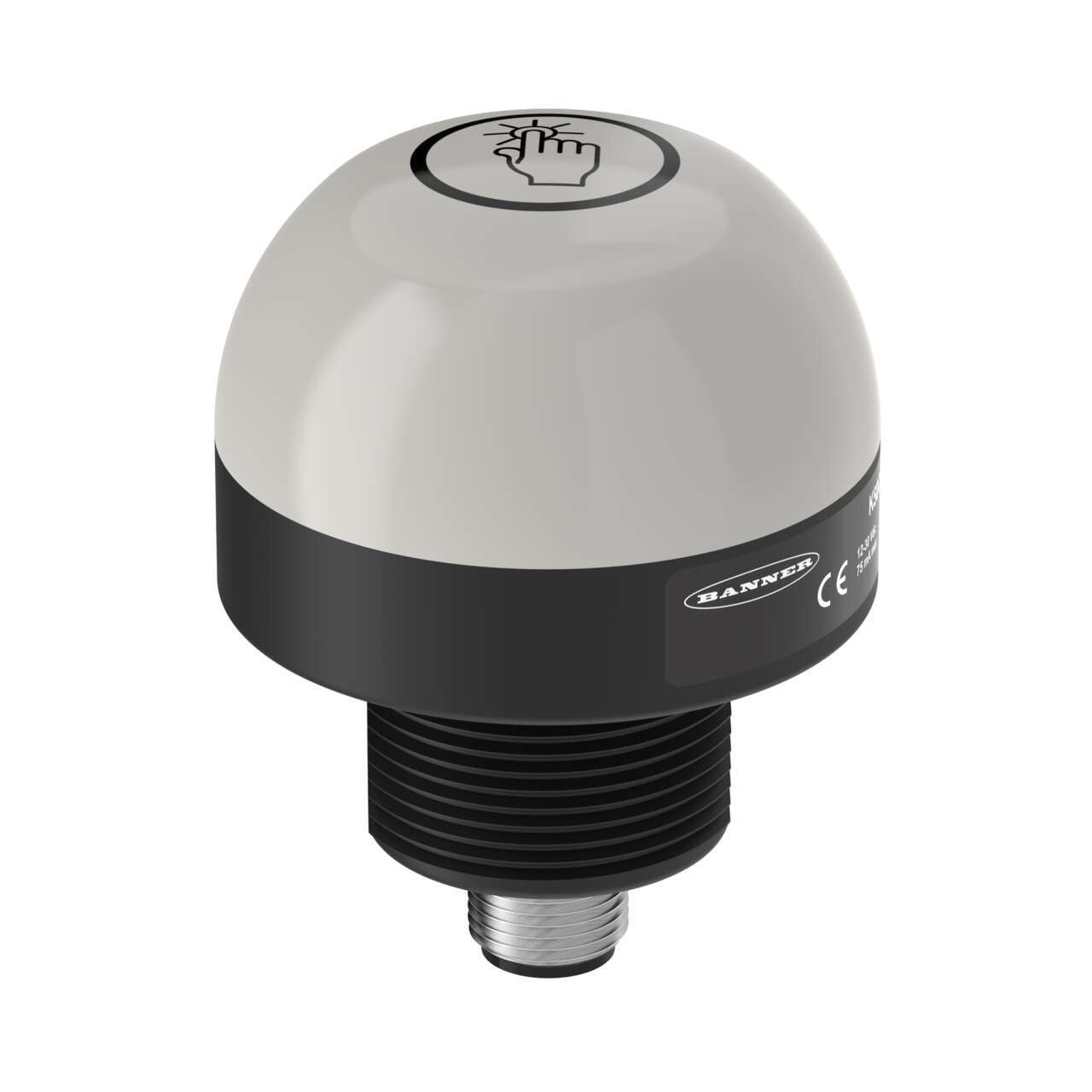 K50ALBT2GRHQ | Banner K50 EZ-LIGHT 2-Color Touch Sensor, 12–30 VDC