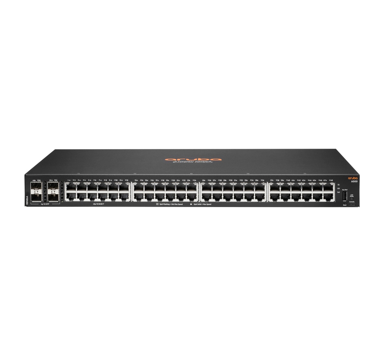 R8N86A HPE Aruba Networking CX 6000 48G 4SFP Switch - NEW