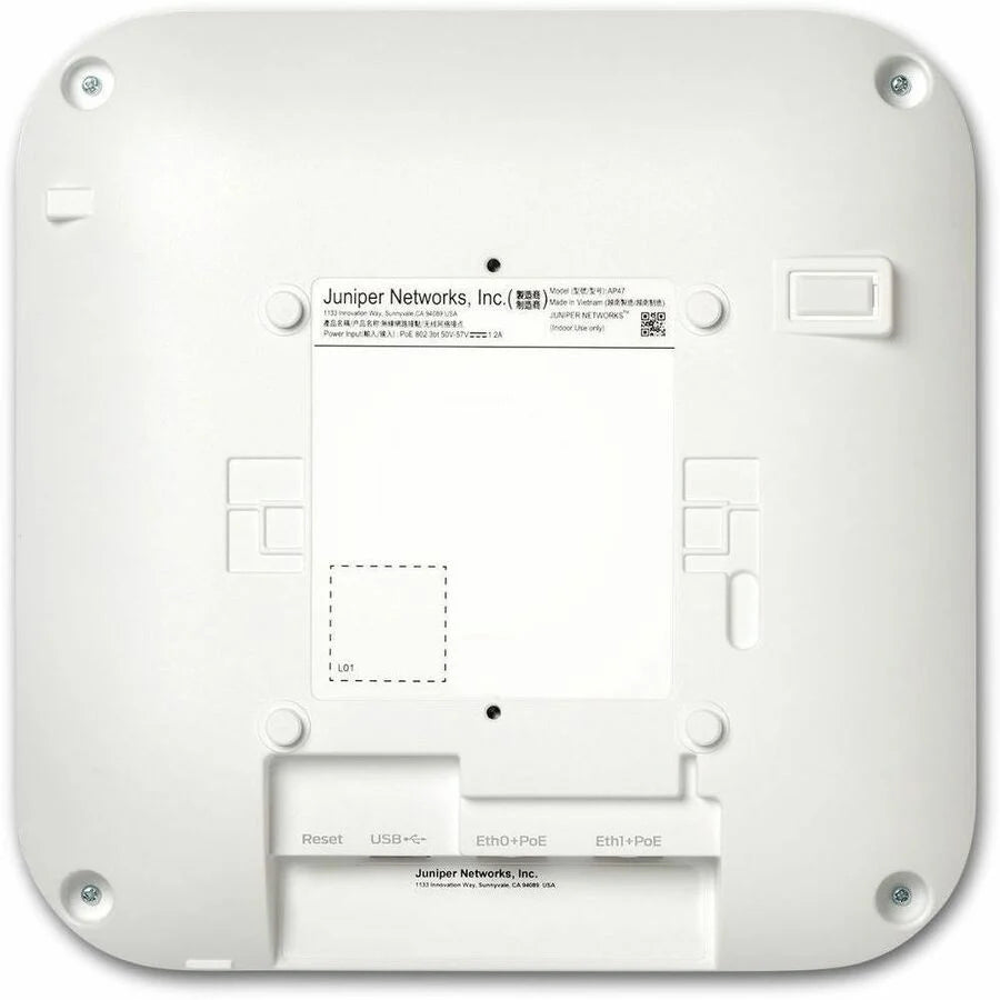 Mist AP47 Tri Band Wi-Fi 7 IEEE 802.11 a/b/g/n/ac/ax/be 28.80 Gbit/s Wireless Access Point - Indoor