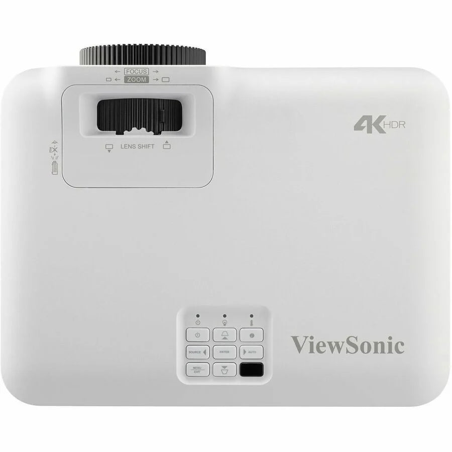 ViewSonic LX700-4K UHD 3500 Lumens Laser Projector Designed for Xbox with 4.2ms Response Time, 240Hz Refresh Rate, 1.36x Optical Zoom, Dual HDMI, and HDR/HLD Support