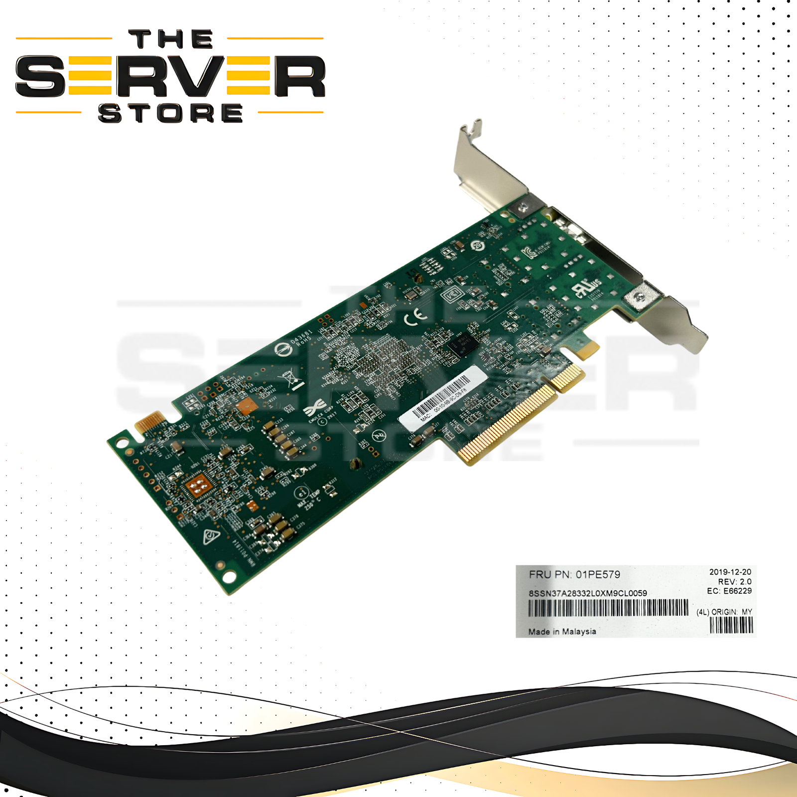 Lenovo Emulex LPe35000 32Gb Gen 7 Single-Port FC PCIe 4.0 + SFP28 HBA 01PE579