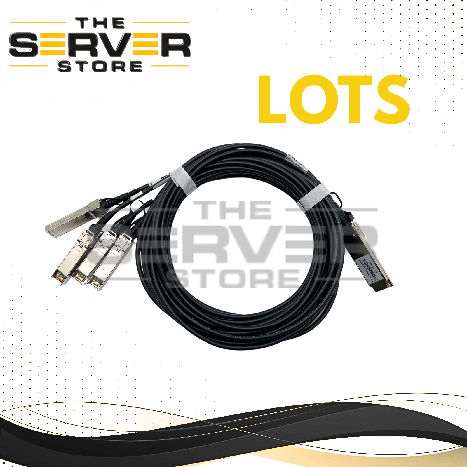 ( LOT ) Molex QSFP28 to 4 SFP28 Breakout Cable 3M 1003451304