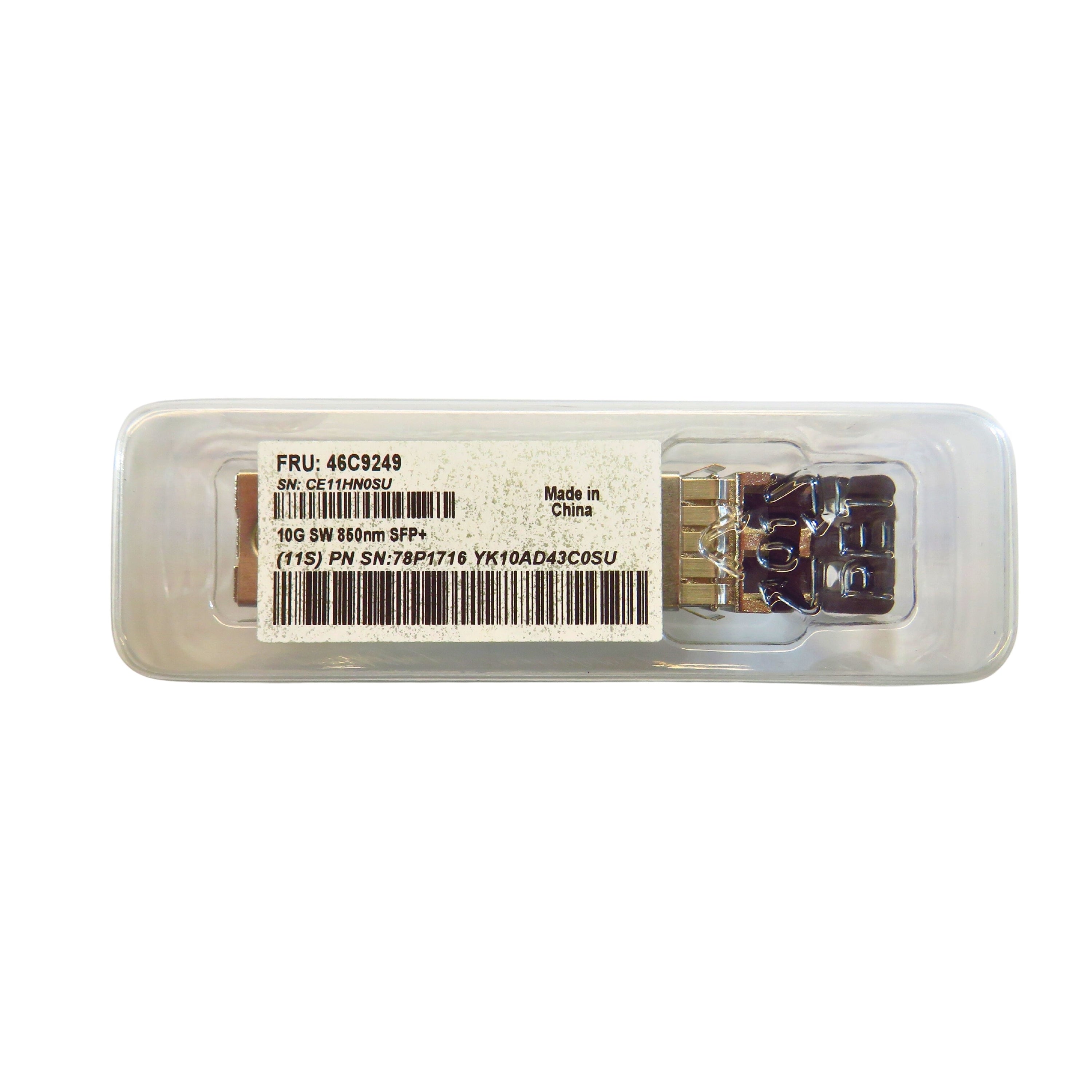 IBM 46C9249 10G SW 850nm SFP+ Optical Transceiver