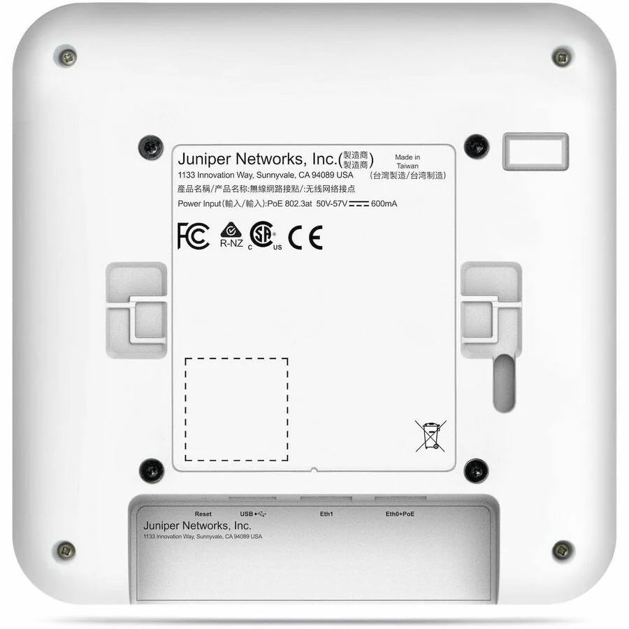 Mist AP45 Tri Band Wi-Fi 6E IEEE 802.11 a/b/g/n/ac/ax 9.60 Gbit/s Wireless Access Point - Indoor