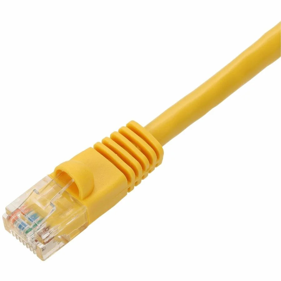 AddOn 3ft Yellow CAT 6A PVC Ethernet Cable Snagless Bubble Boot RJ-45 M/M