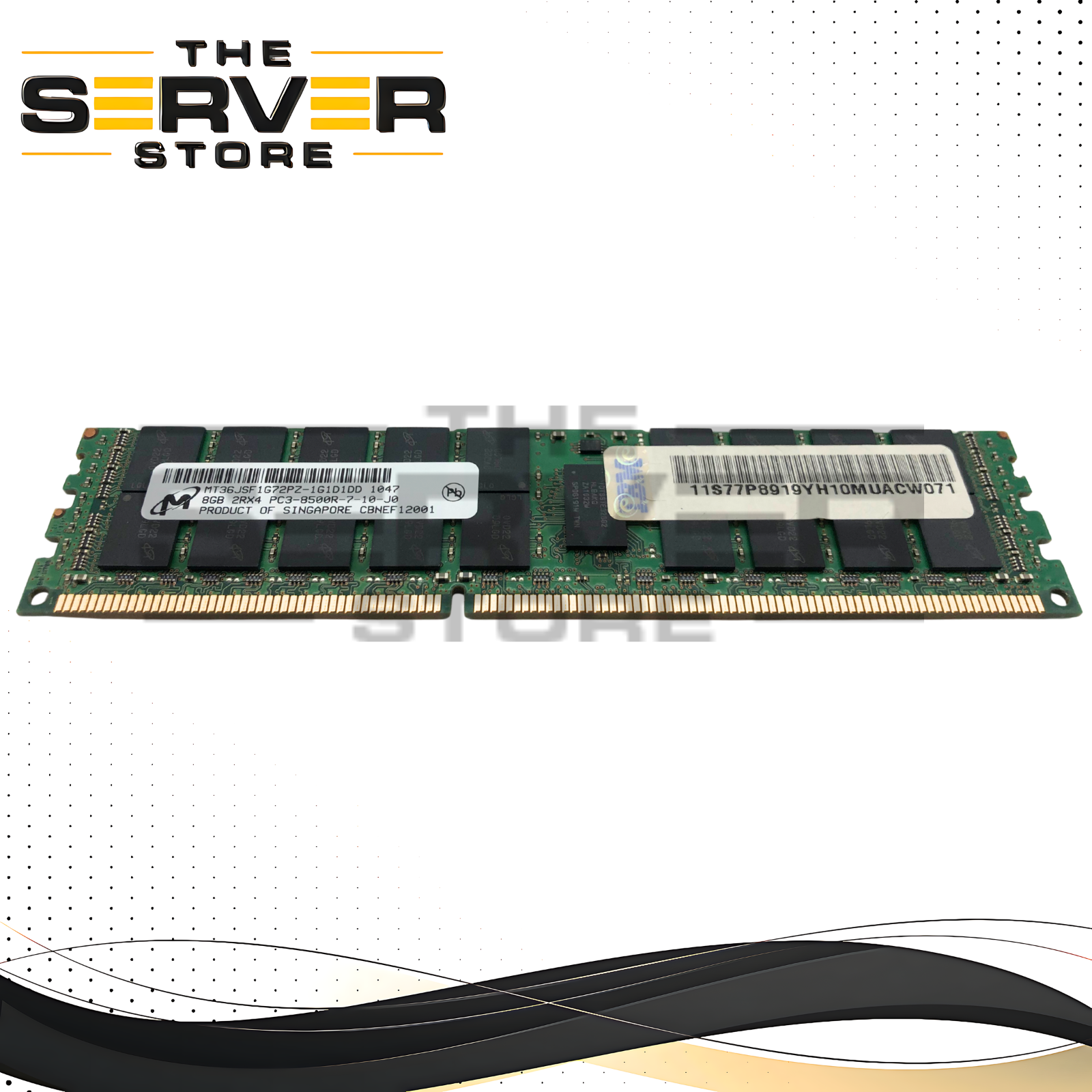 Micron 8GB 2Rx4 PC3-8500R DDR3 1066MHz ECC REG Server RAM MT36JSF1G72PZ-1G1D1