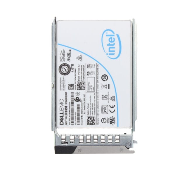 Dell 4TB NVMe SSD Read Intensive U.2 TLC P4510 2.5in - DELL-2.5IN-4TB-NVME-SSD Refurbished