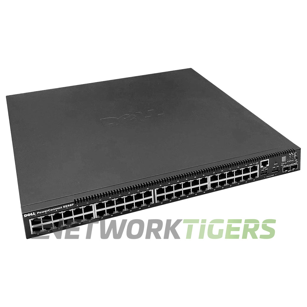 NEW Dell 5548P PowerConnect 5500 48x 1GB PoE RJ-45 2x 10GB SFP+ Switch
