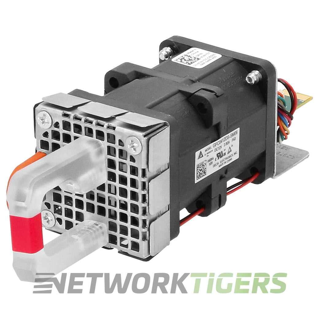 NEW Dell CNY0X Front-to-Back Airflow (I/O - PSU) Red Tape Switch Fan Module