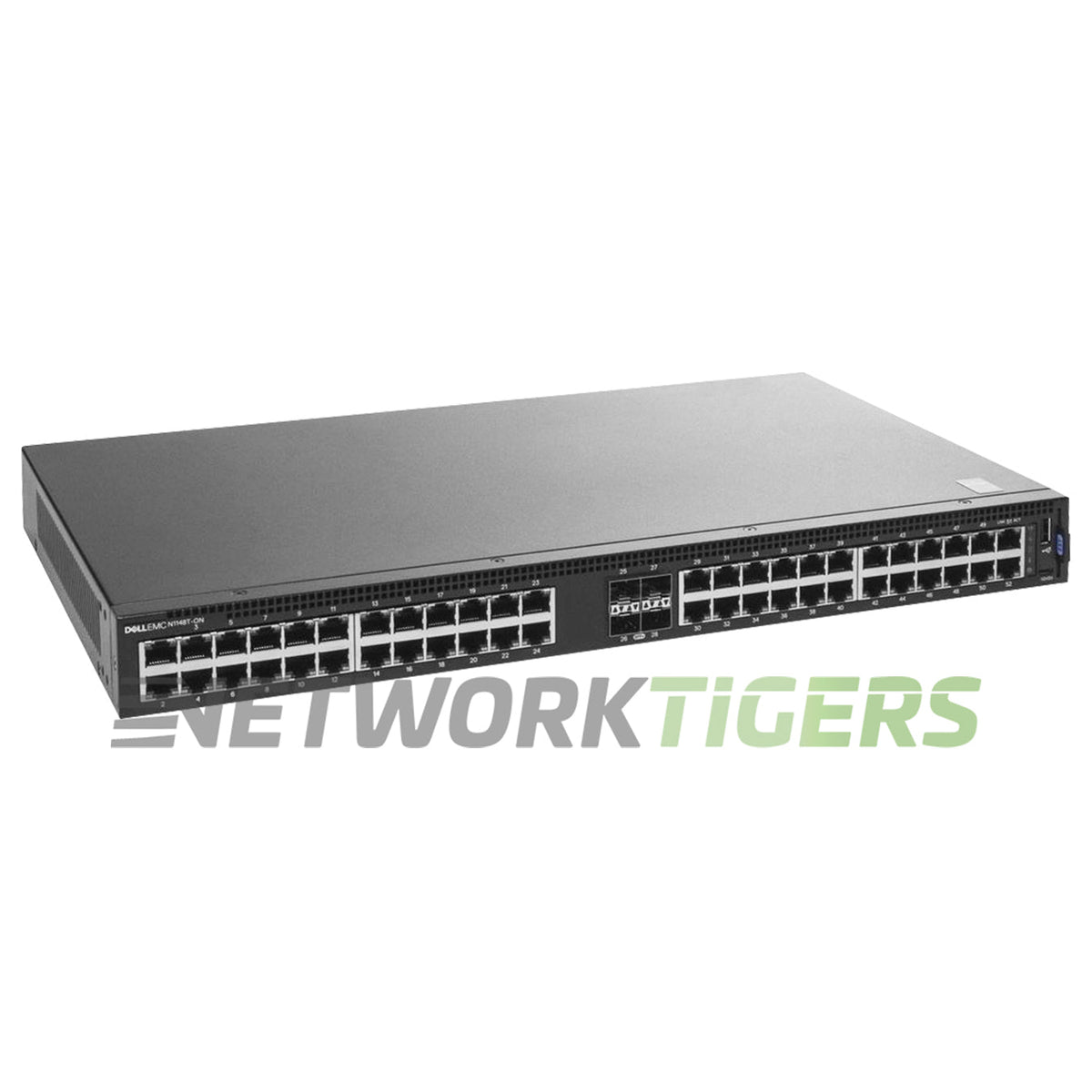 NEW Dell N1148T-ON N1100 Series 48x 1GB RJ45 4x 10GB SFP+ EMC Switch