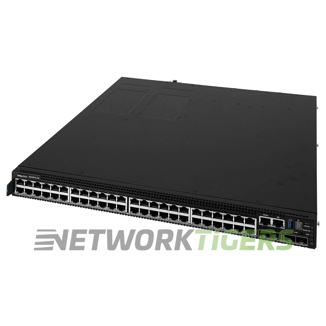 Dell N3248TE-ON-RA 48x 1GB RJ45 4x 10GB SFP+ 2x 100GB QSFP28 B-F Air OS6 Switch