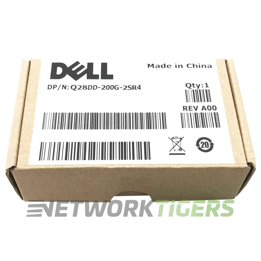 NEW Dell Q28DD-200G-2SR4 BASE-SR4 100GB 850nm MMF QSFP-100G Transceiver