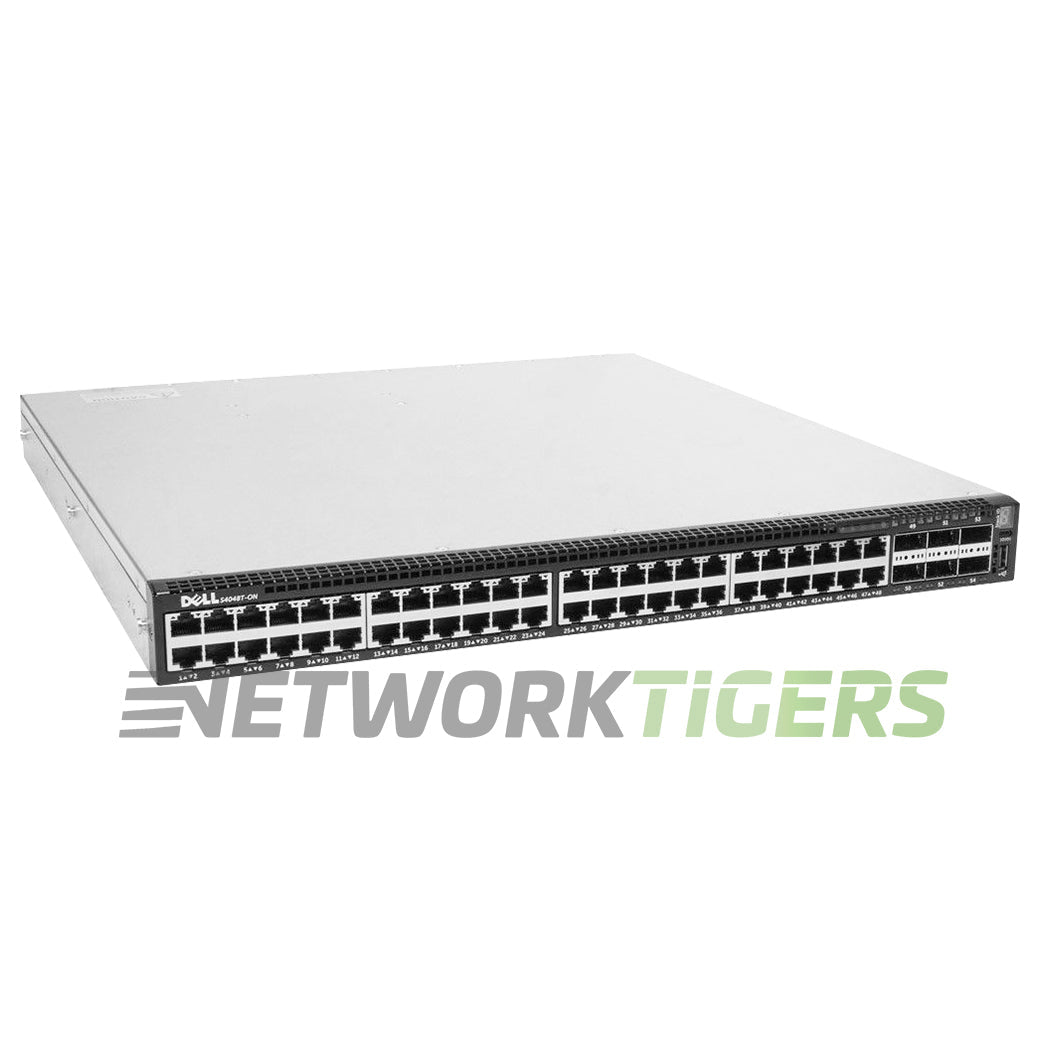 NEW Dell S4048T-ON 210-AHMR 48x 10GB Copper 6x 40GB QSFP+ F-B Air No OS10 Switch
