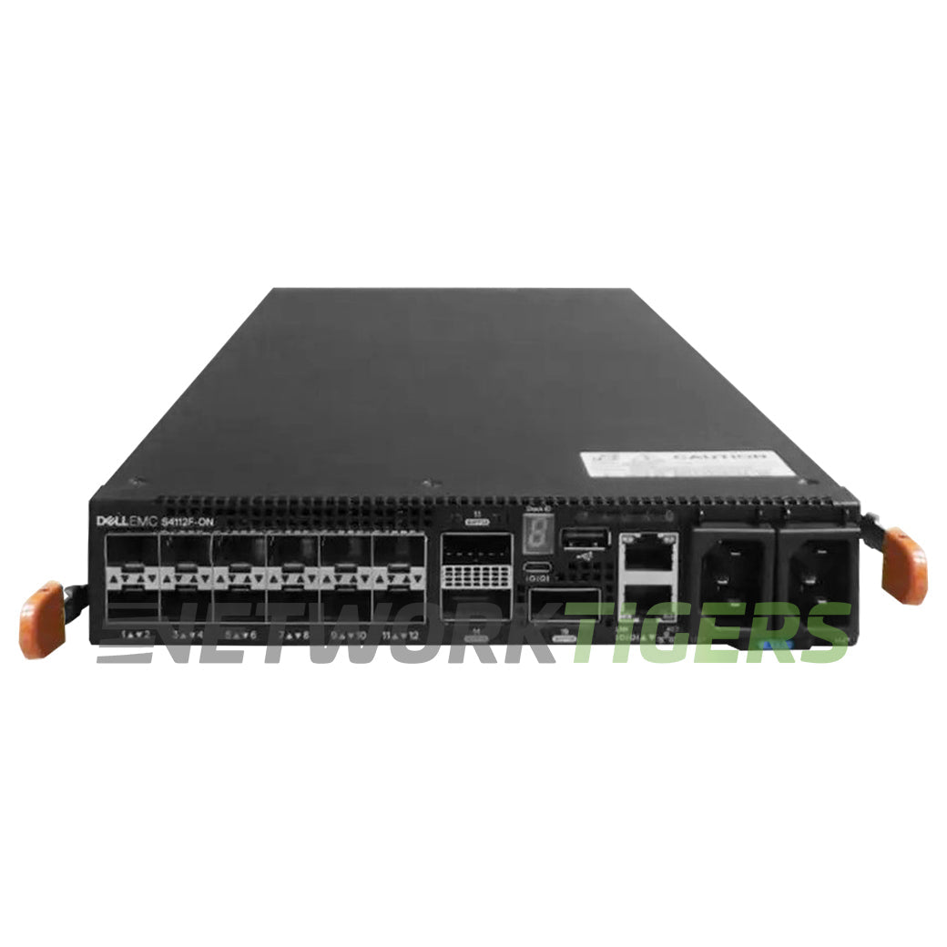 Dell S4112F-ON EMC S-Series 12x 10GB SFP+ 3x 100GB QSFP28 F-B Air No OS10 Switch