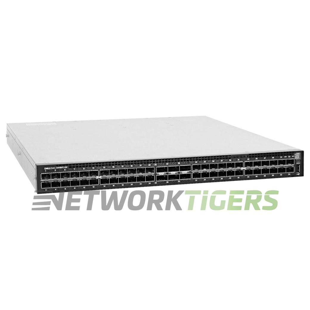 Dell S4148FE-ON 48x 10GB SFP+ 2x 40GB QSFP+ 4x 100GB QSFP28 F-B Air OS10 Switch