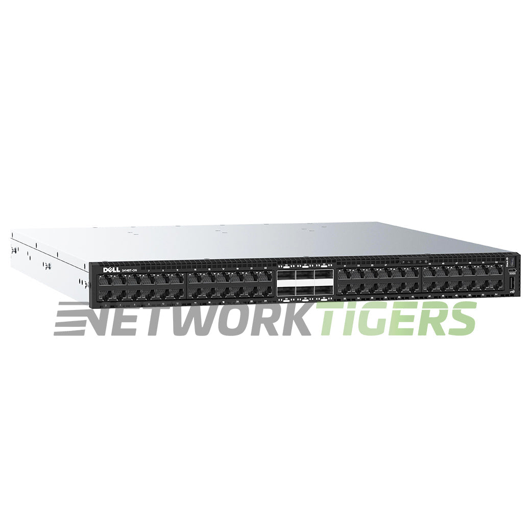 NEW Dell S4148T-ON-RA 48x 10GB Copper 2x 40GB QSFP+ 4x QSFP28 B-F No OS10 Switch
