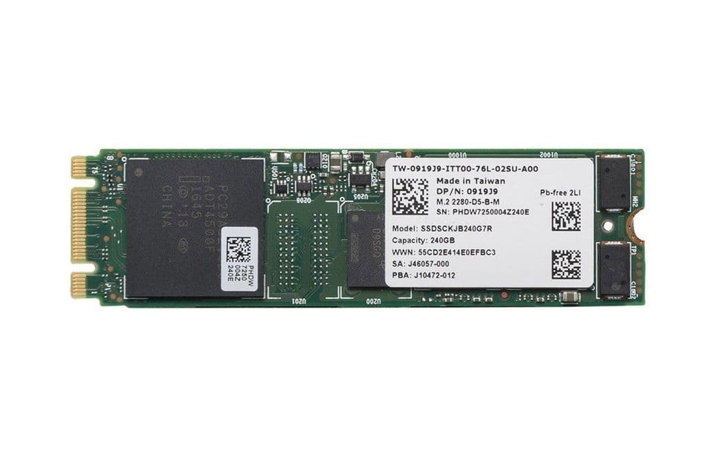 Dell / Intel DC S3520 SSDSCKJB240G7R 240GB SATA 6Gb/s MLC M.2 2280 Solid State Drive