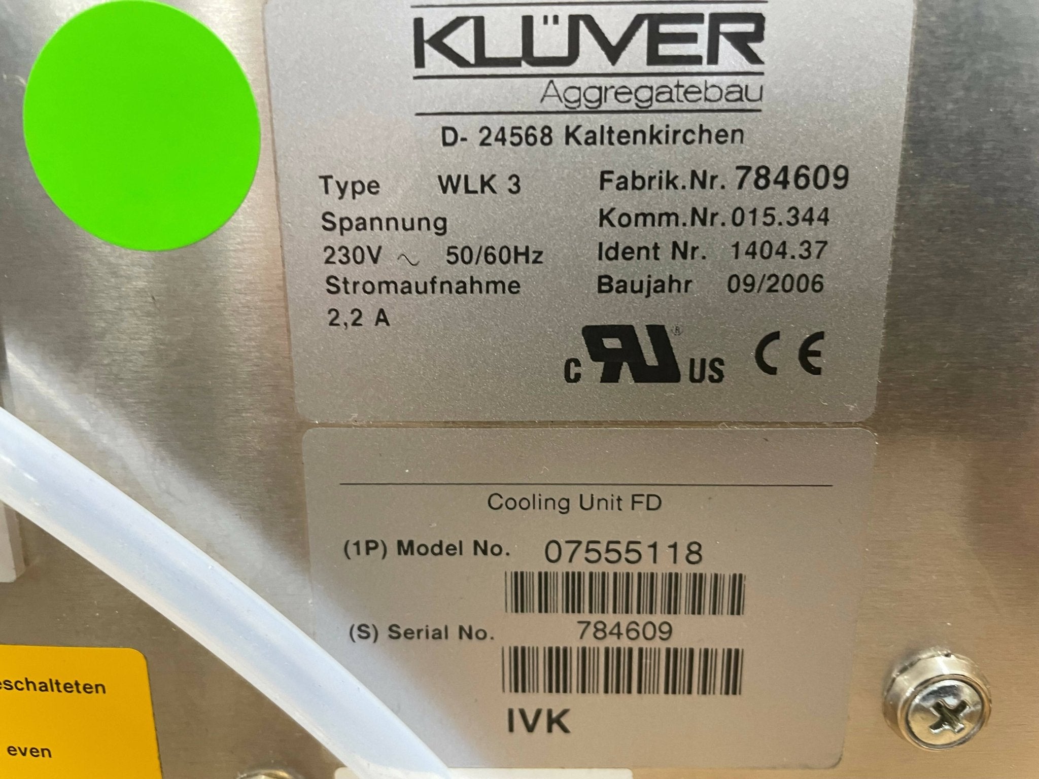 Detector Cooling Unit (07555118/7555118) Siemens