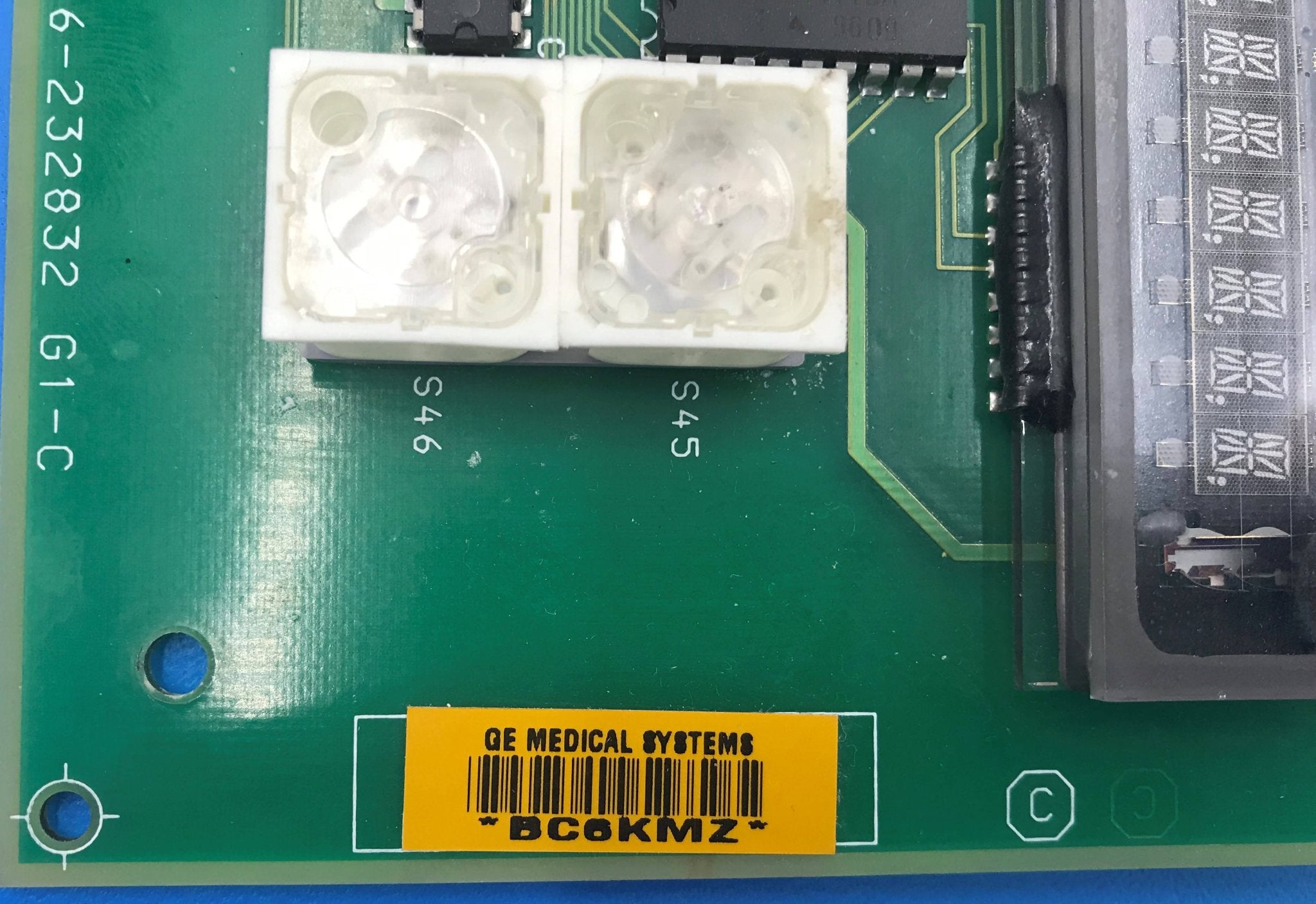 Display BOARD (46-232832 G1-C) GE AMX 4+