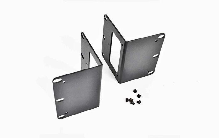 Rack Mounting Brackets 4RU 23" Black (Pair)