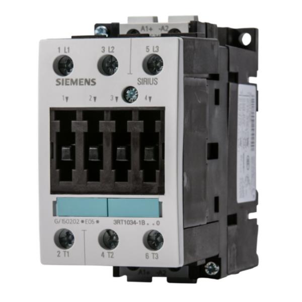 3RT1034-1BB40 | Siemens SIRIUS 3RT1 3-Pole Power Contactor, 24V DC Coil