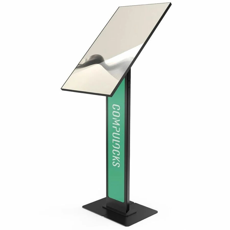 Compulocks Brandable VESA Floor Stand for Screens Up to 32 Inches - Black