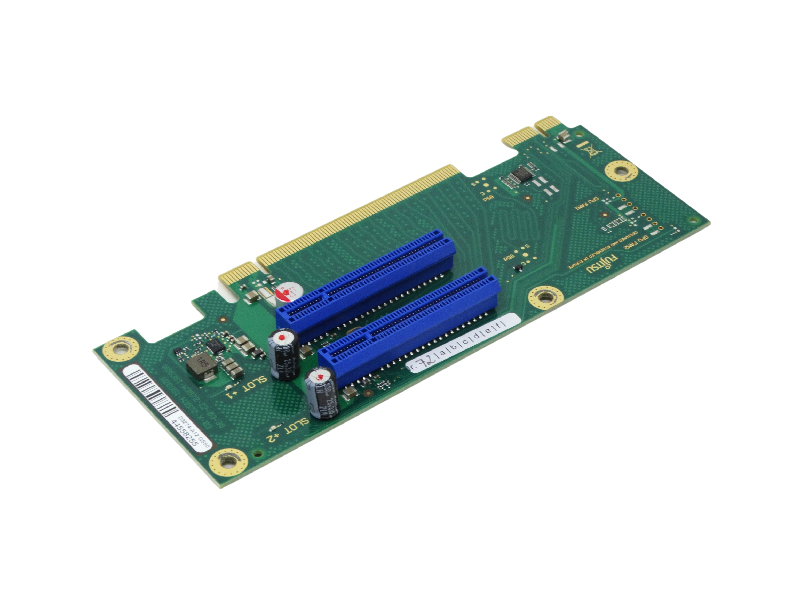 Fujitsu RX2540 M1 Riser Card 1x Slot PCIe x4 1x PCIe x16 Slot (D3274-A12)