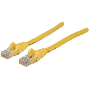Network Patch Cable, Cat6, 1.5m, Yellow, CCA, U/UTP, PVC, RJ45, Gold Plated Contacts, Snagless, Booted, Lifetime Warranty