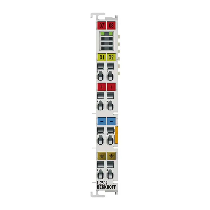 EL2502 | Beckhoff EtherCAT 2-Channel PWM Output Terminal, 24 V DC, 0.5 A