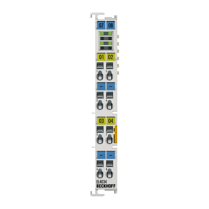 EL4034 | Beckhoff EtherCAT Terminal 4-Channel Analog Output ±10 V 12-Bit