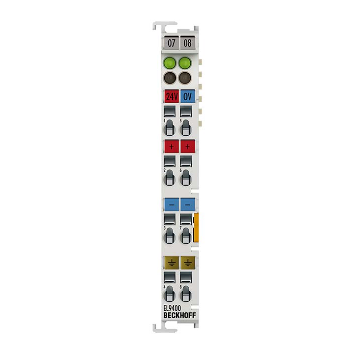 EL9400 | Beckhoff EtherCAT Power Supply Terminal for E-bus 24 V DC 2 A