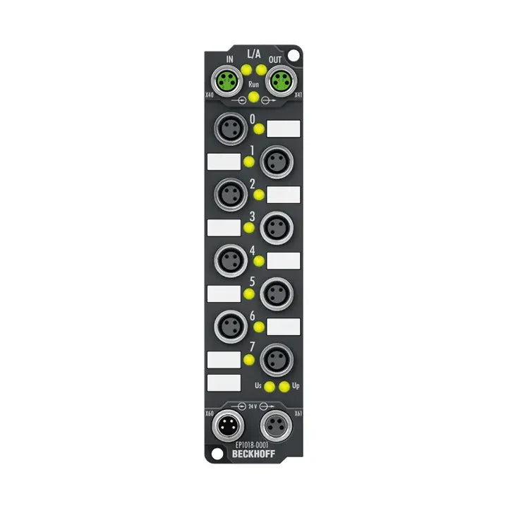 EP1018-0001 | Beckhoff EtherCAT Box 8-Channel Digital Input 24V DC