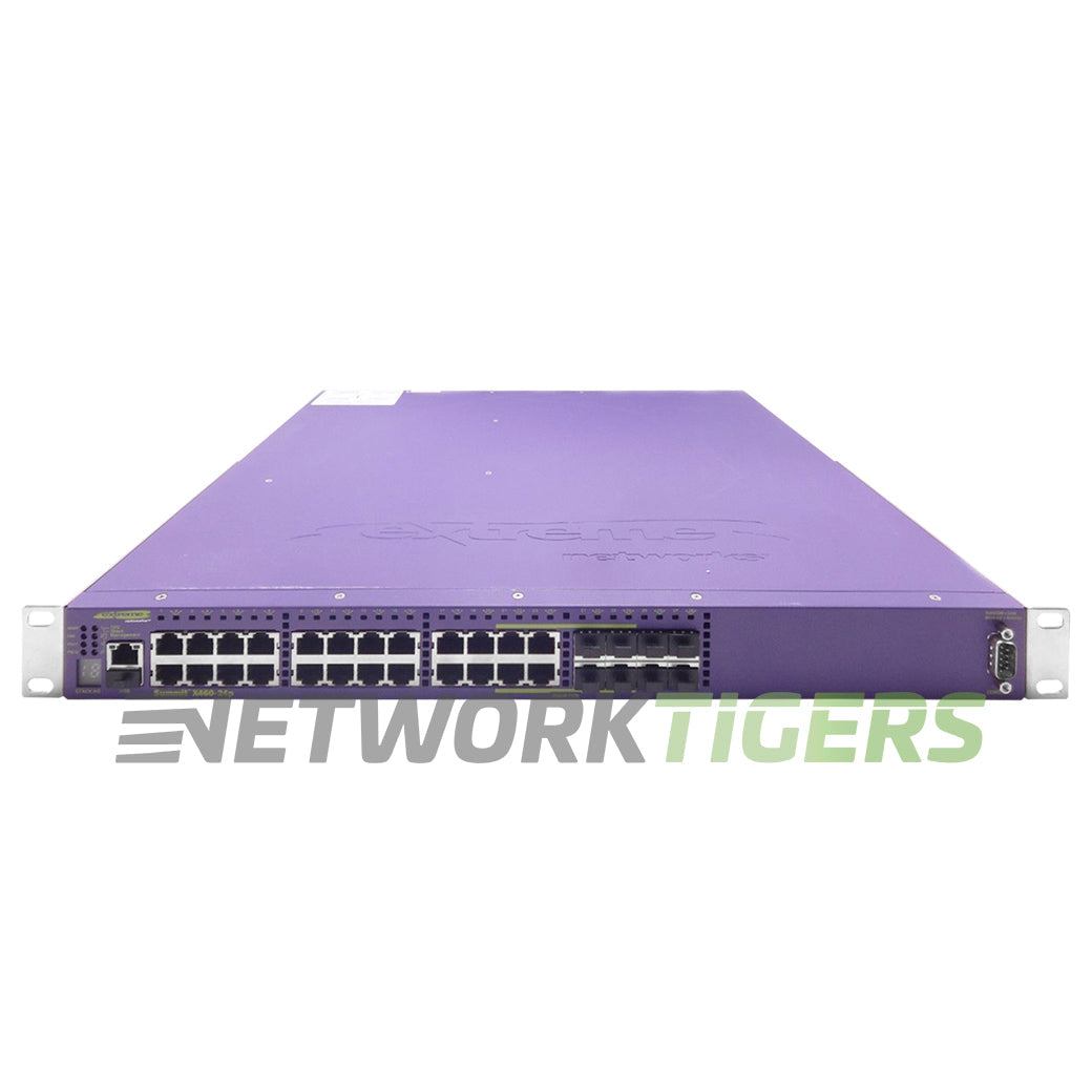 Extreme 16403 X460-24p 24x 1GB PoE+ RJ45 8x 1GB SFP 2x Module Slot Switch