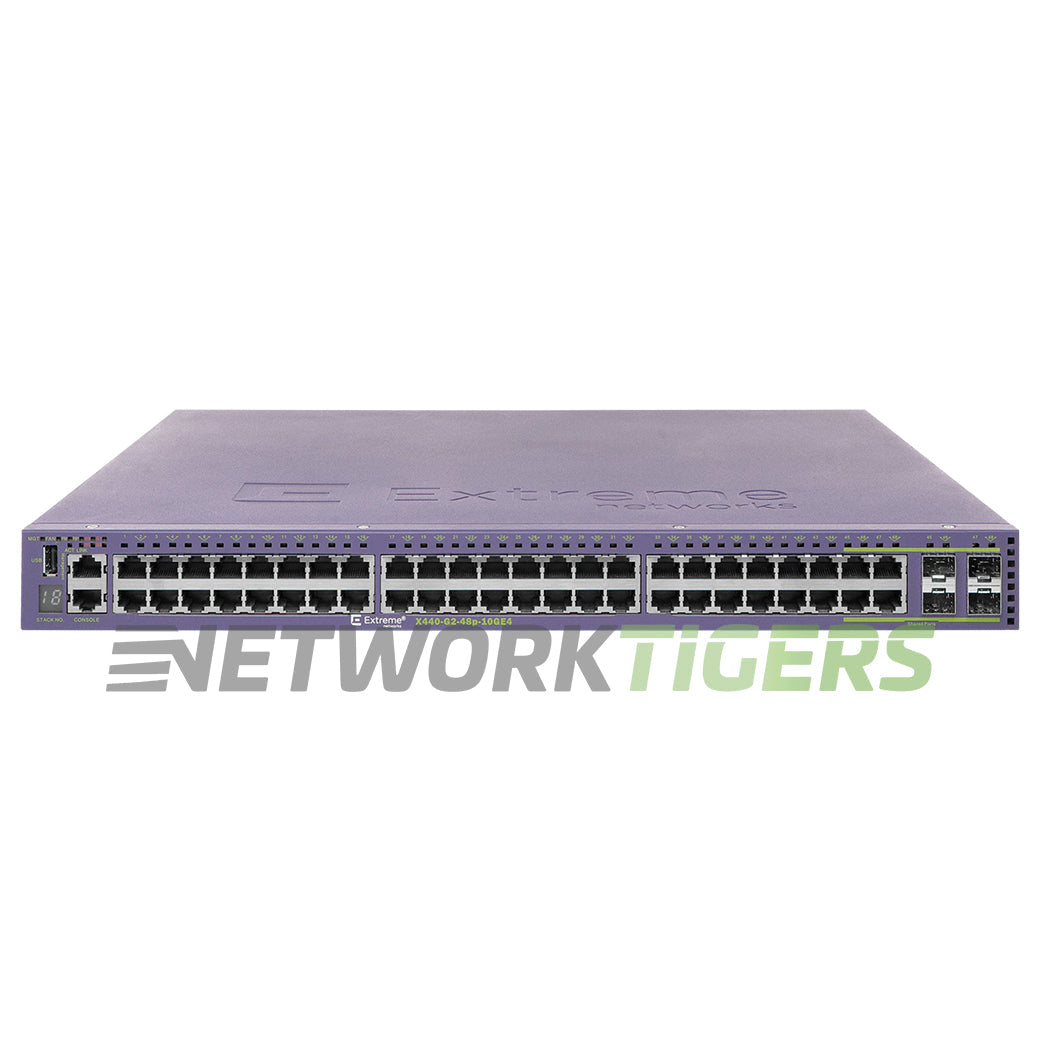 NEW Extreme 16535T 48x 1GB PoE+ RJ45 4x 1GB Combo 2x 10GB SFP+ (TAA) Switch
