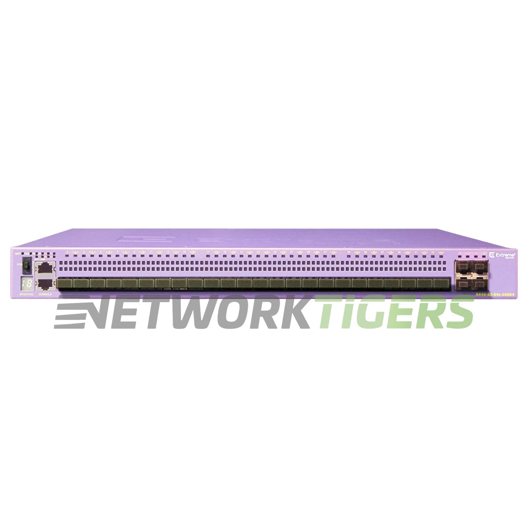 NEW Extreme 16538 X440-G2-24x-10GE4 24x 1G SFP 4x 1G Combo 4x 10G SFP+ Switch