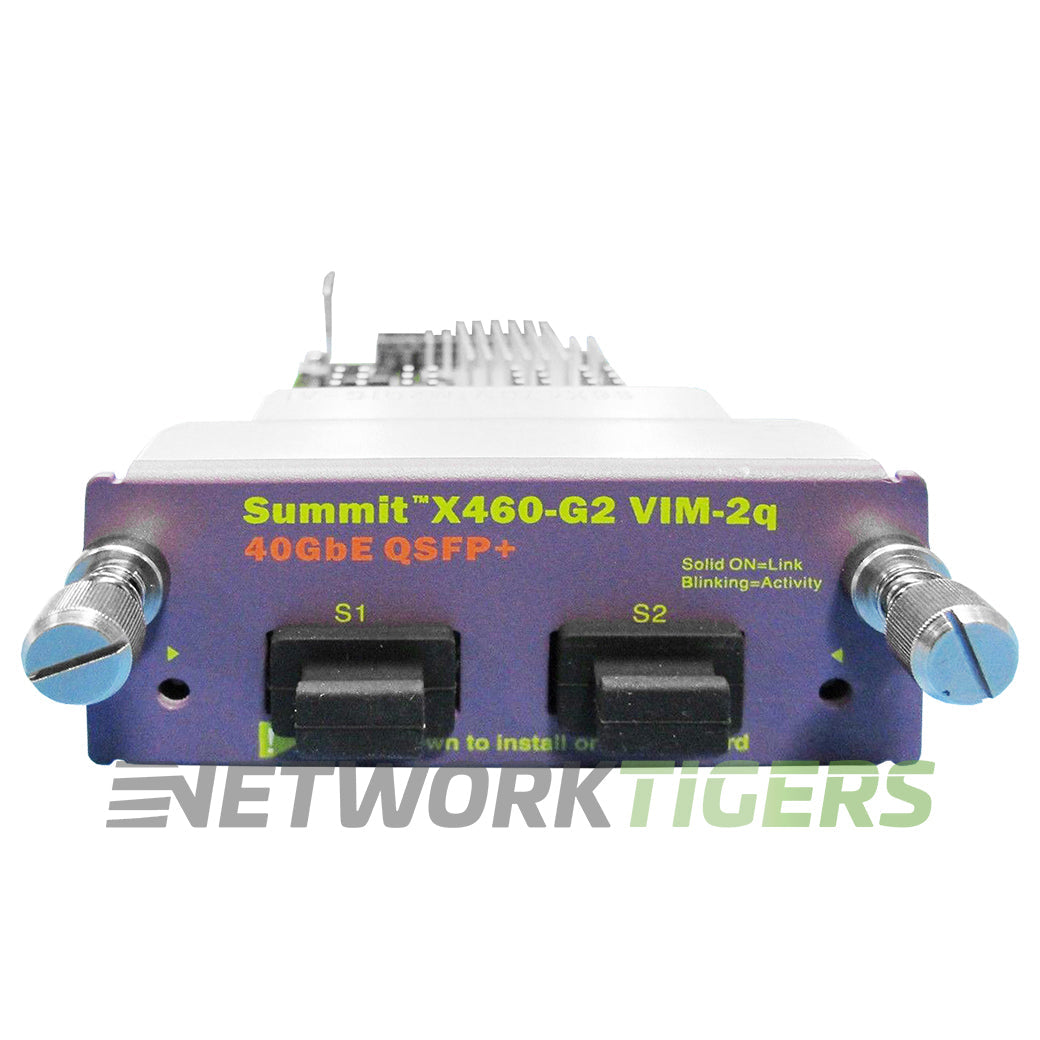 NEW Extreme 16710 X460-G2 Series VIM-2q 2x 40GB QSFP+ Switch Module