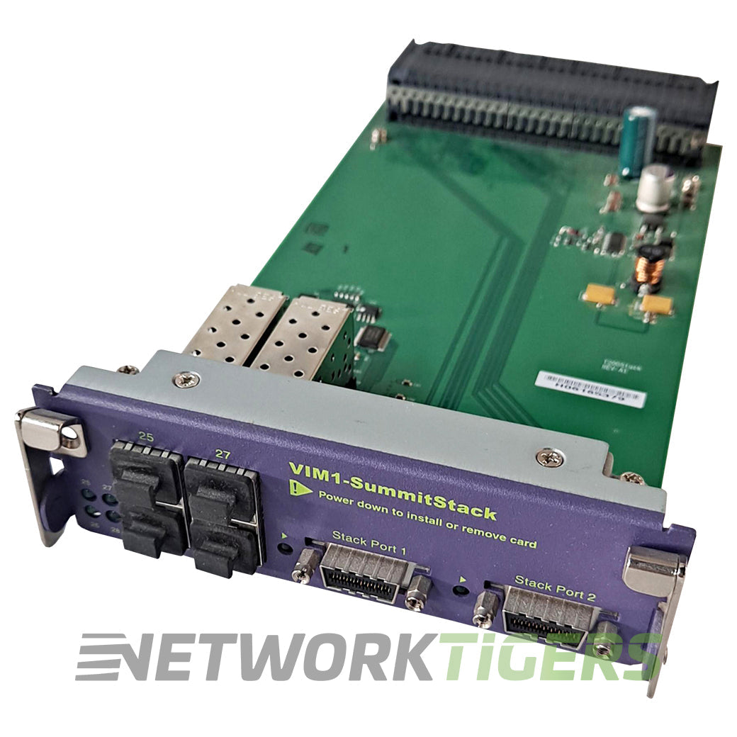 Extreme 17011 VIM1-SummitStack 2x Stack Port 4x 10GB SFP+ Switch Stacking Module